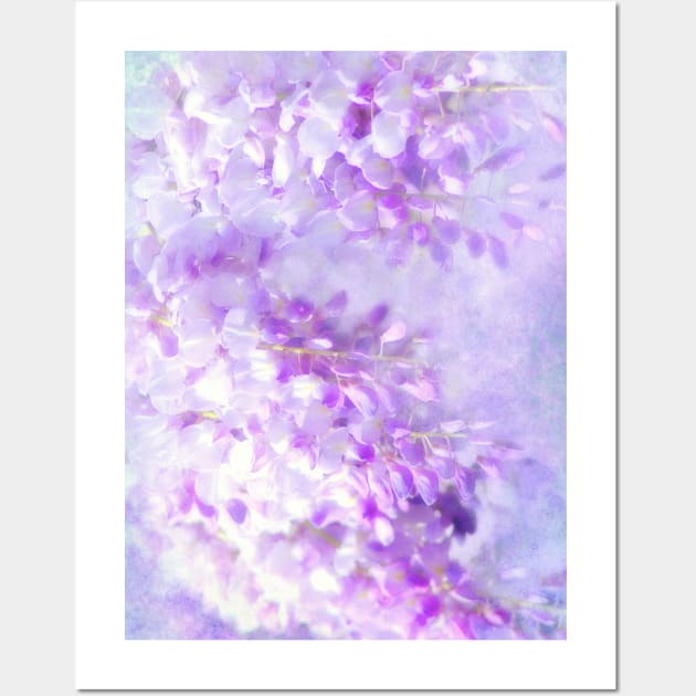 Wisteria Afternoon floral art Wall Art by LittleBean